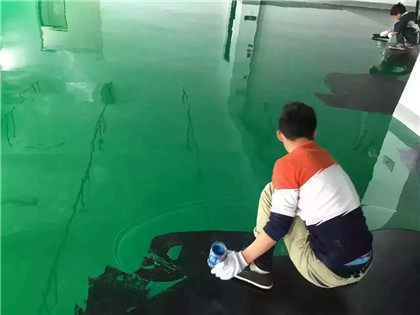 蓬莱下面给你一份环氧地坪漆施工的完整流程